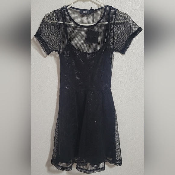 NWT Iron Fist Skullz Club Mesh Dress size small - Picture 1 of 12